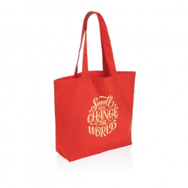 Logo trade promotional item photo of: Impact Aware™ 240 gsm rcanvas shopper w/pocket