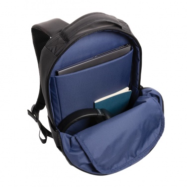 Logo trade promotional gift photo of: Swiss Peak Brooke AWARE™ RPET daily 15.6" laptop backpack