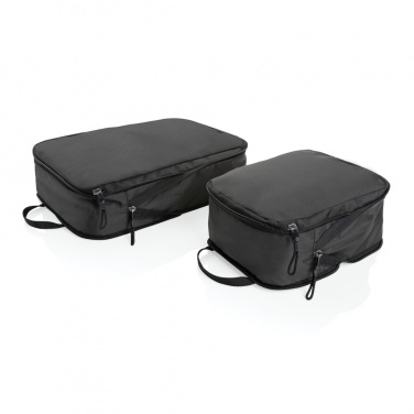 Logo trade advertising product photo of: Swiss Peak Ridge AWARE™ RPET compression travel cubes 2pc