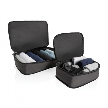 Logotrade business gift image of: Swiss Peak Ridge AWARE™ RPET compression travel cubes 2pc