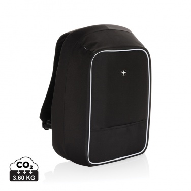 Logo trade promotional merchandise picture of: Swiss Peak AWARE™ anti-theft 15.6" laptop backpack