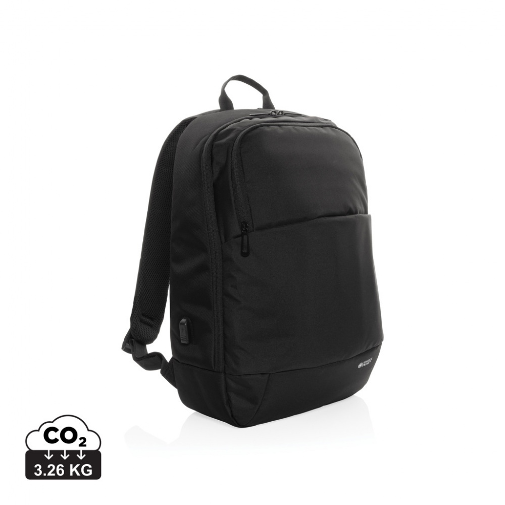 Logo trade promotional giveaway photo of: Swiss Peak AWARE™ modern 15.6" laptop backpack