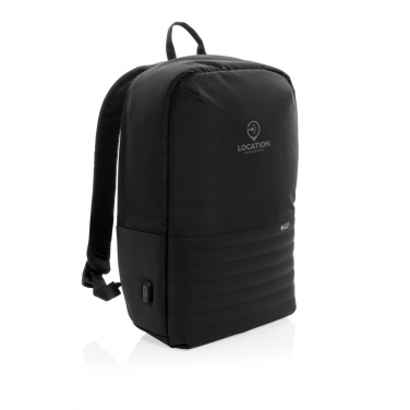 Logotrade promotional merchandise photo of: Swiss Peak AWARE™ RFID anti-theft 15.6'' laptop backpack