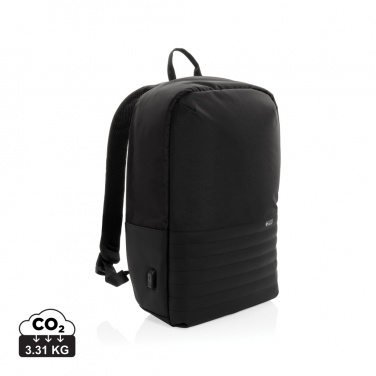 Logotrade corporate gift picture of: Swiss Peak AWARE™ RFID anti-theft 15.6'' laptop backpack