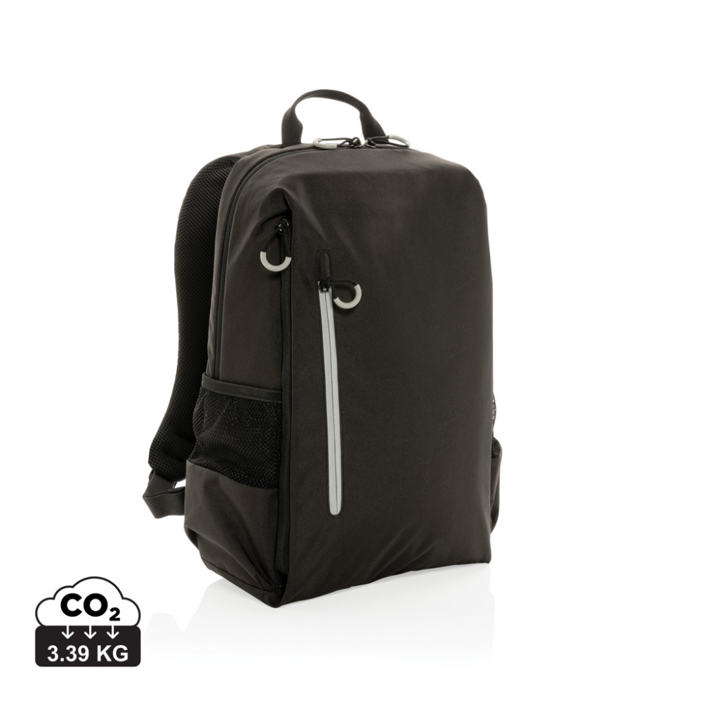 Logo trade promotional merchandise photo of: Impact AWARE™ Lima 15.6' RFID laptop backpack