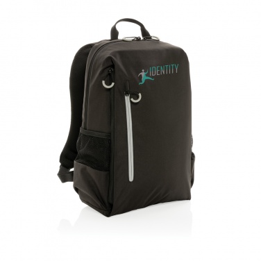 Logo trade business gifts image of: Impact AWARE™ Lima 15.6' RFID laptop backpack