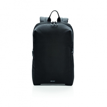 Logotrade promotional gift picture of: Swiss Peak AWARE™ RFID and USB A laptop backpack