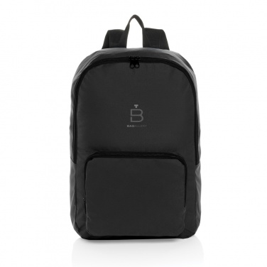 Logotrade promotional items photo of: Dillon AWARE™ RPET foldable classic backpack