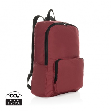 Logo trade promotional item photo of: Dillon AWARE™ RPET foldable classic backpack