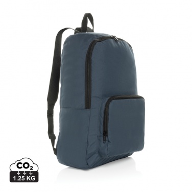 Logotrade promotional merchandise photo of: Dillon AWARE™ RPET foldable classic backpack