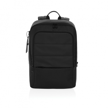 Logo trade promotional item photo of: Armond AWARE™ RPET 15.6 inch deluxe laptop backpack