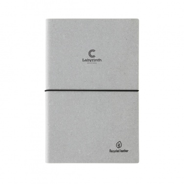 Logotrade promotional merchandise picture of: A5 recycled leather notebook