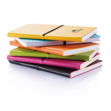 Logo trade promotional products picture of: Deluxe softcover A5 notebook