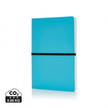 Logotrade promotional item image of: Deluxe softcover A5 notebook