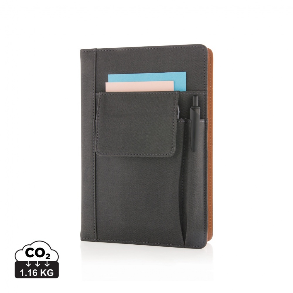 Logotrade corporate gifts photo of: Notebook with phone pocket