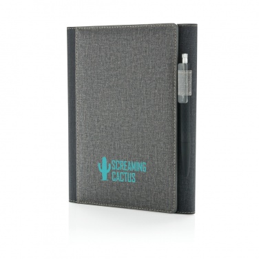 Logo trade promotional gifts picture of: A5 Deluxe design notebook cover