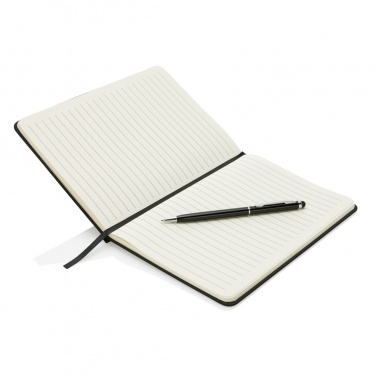 Logotrade corporate gift picture of: Standard hardcover PU A5 notebook with stylus pen