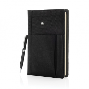 Logotrade promotional merchandise image of: Refillable notebook and pen set