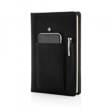 Logotrade promotional giveaway image of: Refillable notebook and pen set