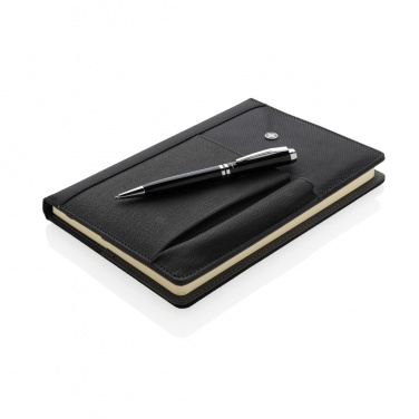 Logotrade business gifts photo of: Refillable notebook and pen set