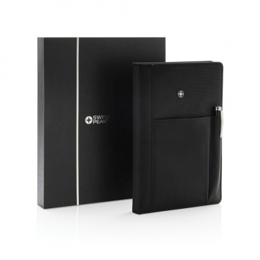 Logotrade promotional gift image of: Refillable notebook and pen set