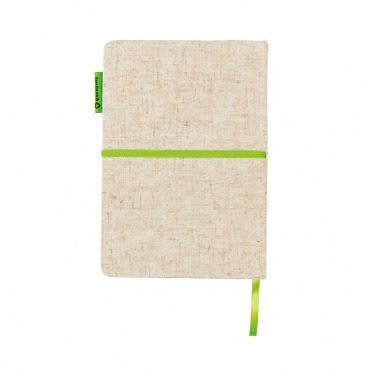 Logotrade promotional merchandise image of: A5 jute notebook