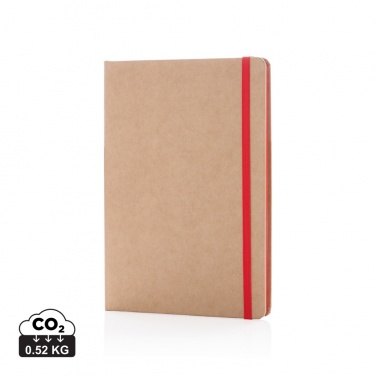 Logo trade promotional products image of: A5 kraft notebook