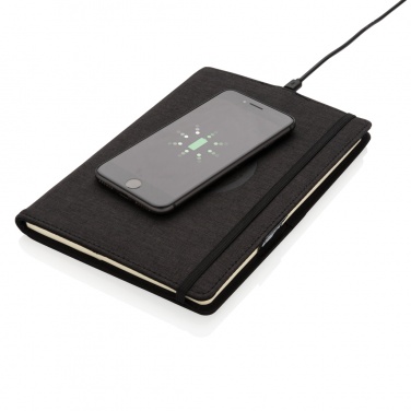 Logotrade advertising product picture of: Air 5W wireless charging refillable journal cover A5