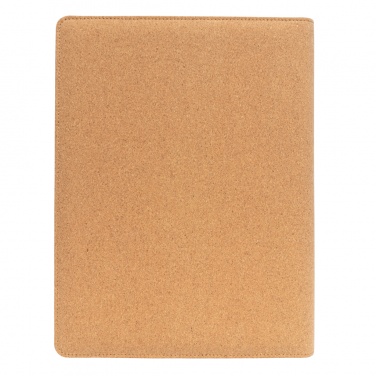 Logo trade promotional products picture of: Deluxe cork portfolio A4 with pen