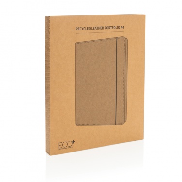 Logo trade promotional gifts image of: Recycled leather A4 portfolio