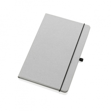 Logo trade promotional gifts image of: Recycled leather hardcover notebook A5