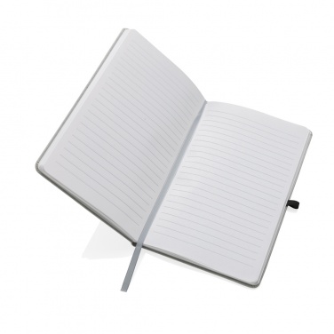 Logo trade promotional products picture of: Recycled leather hardcover notebook A5