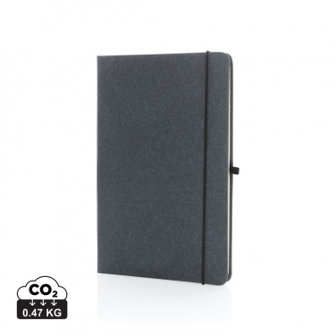 Logotrade advertising products photo of: Recycled leather hardcover notebook A5