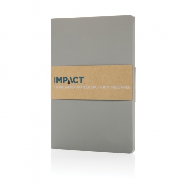 Logo trade advertising product photo of: Impact softcover stone paper notebook A5