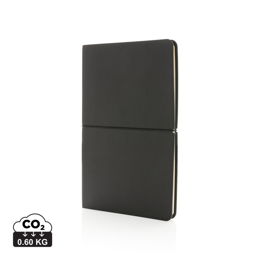 Logotrade advertising products photo of: Modern deluxe softcover A5 notebook