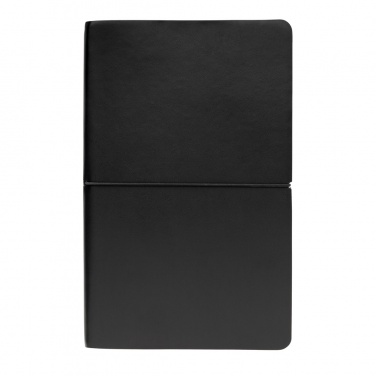 Logo trade corporate gifts picture of: Modern deluxe softcover A5 notebook