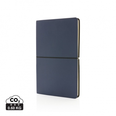 Logo trade corporate gifts picture of: Modern deluxe softcover A5 notebook