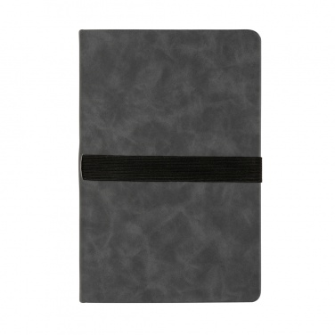 Logotrade advertising products photo of: Deluxe hardcover PU notebook A5 with phone and pen holder