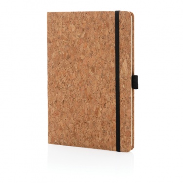 Logo trade corporate gifts picture of: Cork hardcover notebook A5