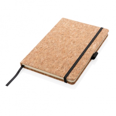 Logo trade promotional merchandise image of: Cork hardcover notebook A5