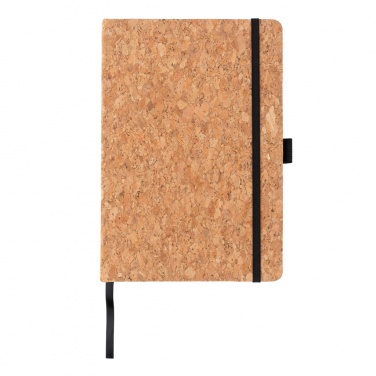 Logo trade promotional giveaway photo of: Cork hardcover notebook A5