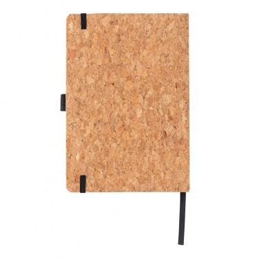 Logo trade advertising products image of: Cork hardcover notebook A5