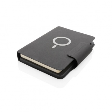 Logotrade advertising products photo of: Artic Magnetic 10W wireless charging A5 notebook