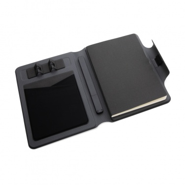 Logo trade promotional giveaways image of: Artic Magnetic 10W wireless charging A5 notebook