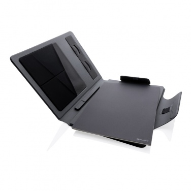 Logo trade promotional merchandise image of: Artic Magnetic 10W wireless charging A4 portfolio