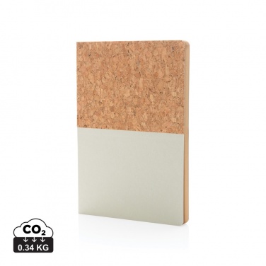 Logo trade promotional products picture of: A5 cork & kraft notebook