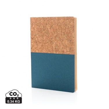 Logotrade promotional giveaways photo of: A5 cork & kraft notebook