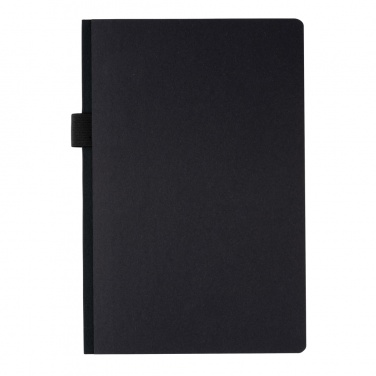 Logo trade promotional products image of: A5 deluxe kraft hardcover notebook