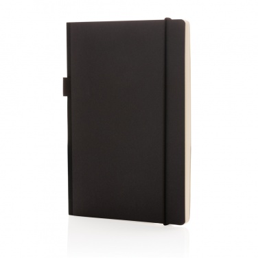 Logo trade promotional gift photo of: A5 deluxe kraft hardcover notebook