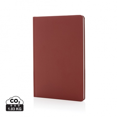 Logo trade business gifts image of: A5 Impact stone paper hardcover notebook